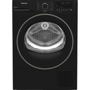 Hotpoint Ariston HPT 94D BBS IT, Capacità 9kg, classe C, colore Black,EasyIron, PetHair Removal | Profondità mobile 60cm