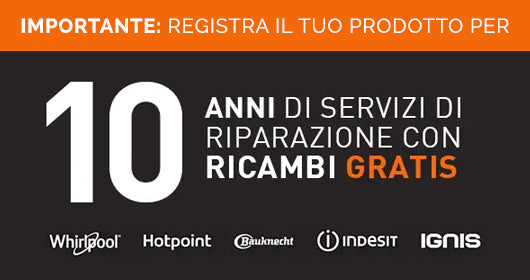 Whirlpool Group: ricambi gratis