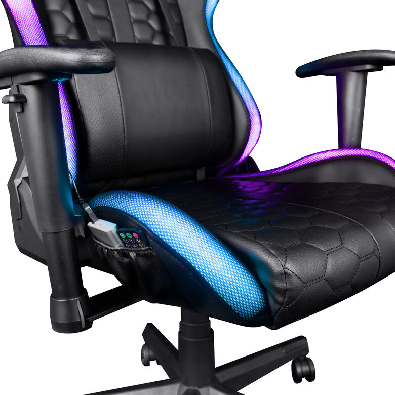 Trust GXT 716 Rizza Sedia per gaming universale Sedia tappezzata Nero