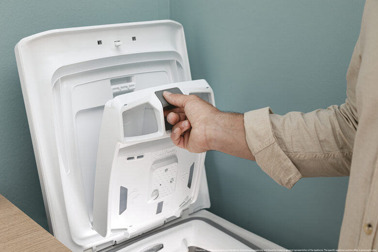 Candy TCA283D2-S ProWash 300 Lavatrice A Carica Dall'alto Libera Installazione 8 Kg, 1200 Giri, Motore Smart Inverter, Classe D, Bianco