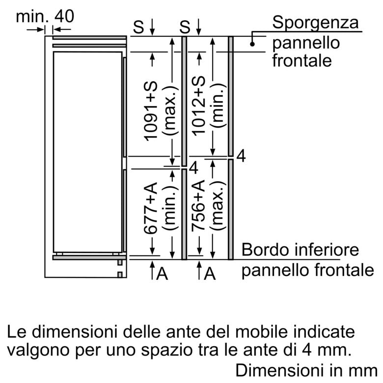 Bosch Serie 2 KIV865SE0 frigorifero con congelatore Libera installazione 267 L E Bianco