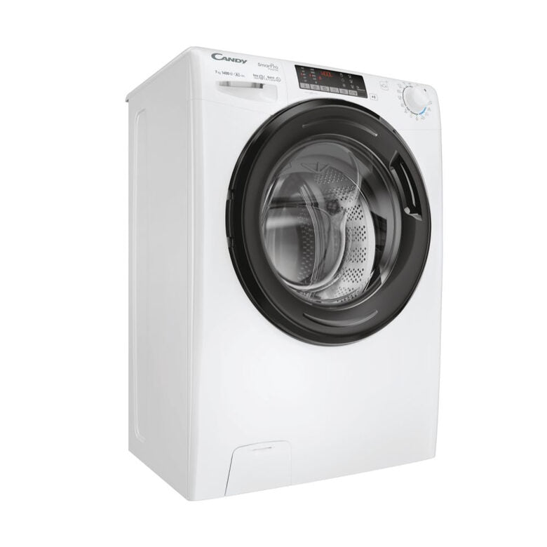 Candy CSO4474TWMB6/1-S Lavatrice A Libera Installazione 7 Kg, 1400 Giri, Smart Pro Inverter, Snap&Wash, Quick&Clean, Classe A, Bianco