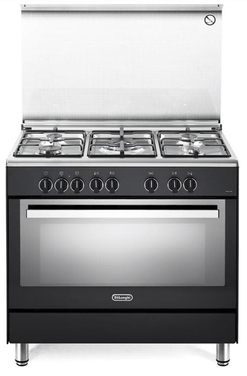 De’Longhi PEMA 96 SG cucina Elettrico Gas Nero