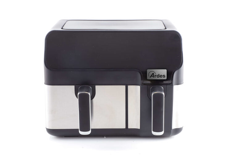 Ardes ARFRYA03D friggitrice Doppia 9 L Indipendente Friggitrice ad aria calda Nero, Acciaio inossidabile