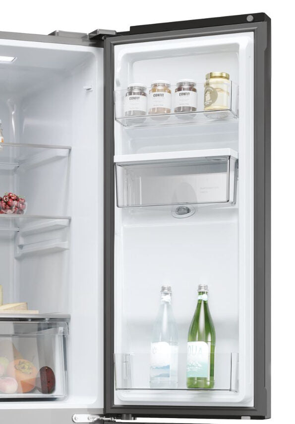 Haier Cube 83 Serie 3 HCR3818EWPT frigorifero side-by-side 463L Libera installazione E Antracite