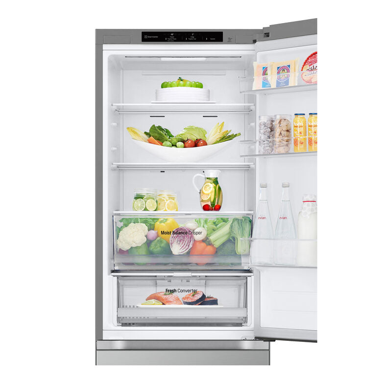LG GBV3100DPY Frigorifero combinato | Classe D, 344L | Door Cooling, Linear Cooling, Fresh Converter, Smart Diagnosis, No Frost | ArgentoFrigorifero combinato | Classe D, 344L | Door Cooling