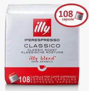Illy Classico Capsule caffè Tostatura media 108 pz
