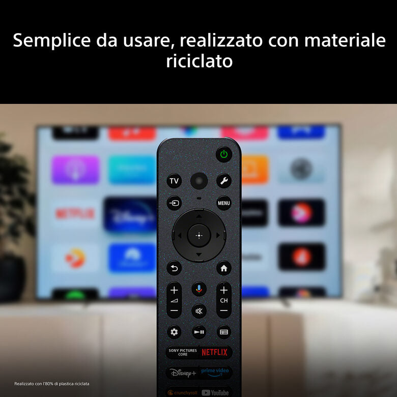 SONY Smart TV LED 75" BRAVIA 2 II S25M2 4K UHD Wi-Fi Nero