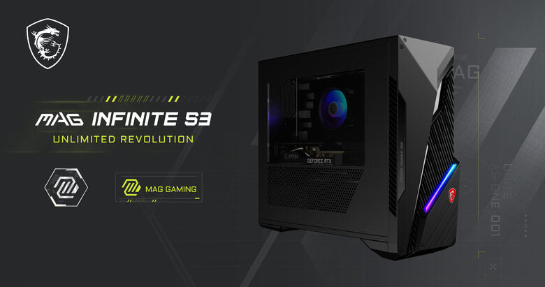 MSI MAG Infinite S3 i5-13400F Tower Intel® Core™ i5 16 GB DDR4-SDRAM 1000 GB SSD Windows 11 Home PC Nero