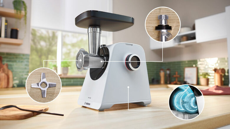 Bosch Serie 4 MFWS420W tritacarne 1300 W Bianco