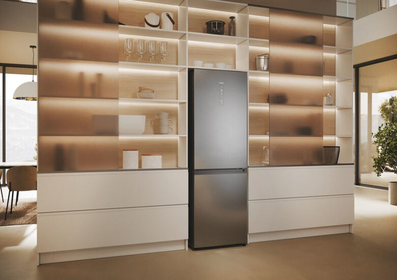 Haier 2D 60 Serie 3 HDPW5618DNPK Libera installazione 352 L D Acciaio inox