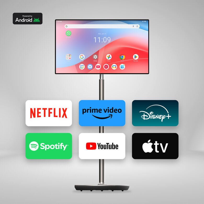 Thomson 32UG5M44T Go Plus Smart Tv Portatile 32 Pollici 4K Ultra HD Display Touch con Batteria integrata