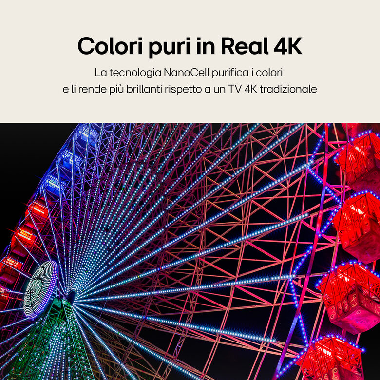 LG 43NANO82T6B Televisione Smart TV 43 Pollici Led 4K Nanocell Serie NANO82 3 HDMI