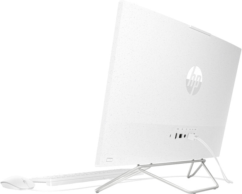 HP 24-cb1042nl Intel® Core™ i5 i5-1235U 60,5 cm (23.8") 1920 x 1080 Pixel PC All-in-one 8 GB DDR4-SDRAM 512 GB SSD Windows 11 Home Wi-Fi 6 (802.11ax) Bianco