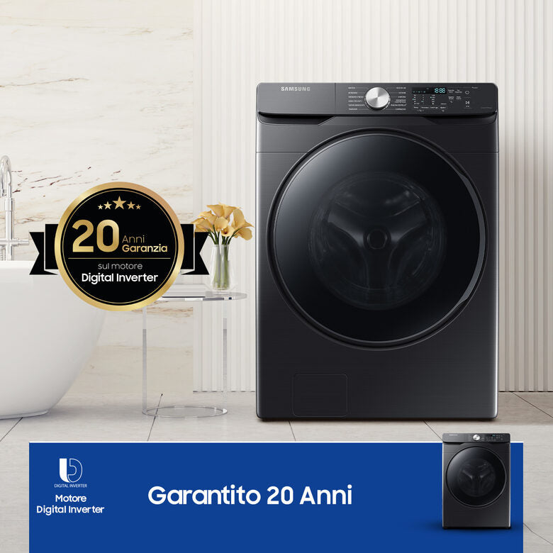 Samsung WF18T8000GV lavatrice Caricamento frontale 18 kg 1100 Giri/min C Nero