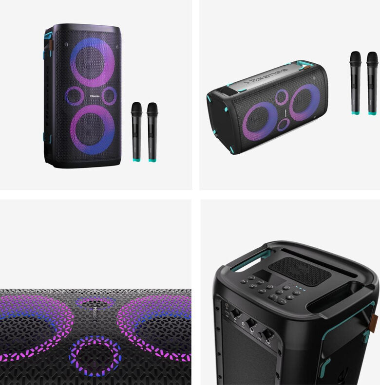 Hisense Partystorm 1 Cassa Portatile Bluetooth Con Effetti Luce 300 W Nero