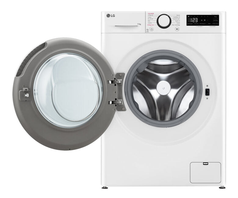LG F4R5011TSWW Lavatrice 11kg AI DD, Classe A-10%, 1400 giri, TurboWash, Vapore