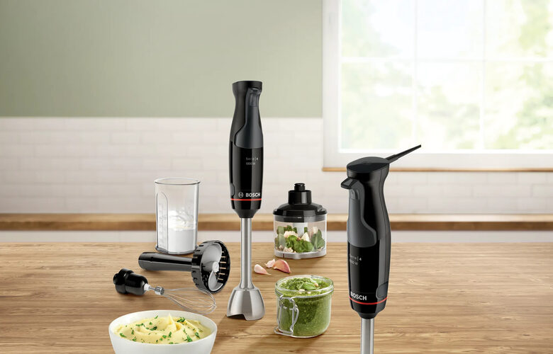 Bosch Serie 4 MSM4B623 frullatore 0,6 L Frullatore ad immersione 1000 W Antracite, Trasparente
