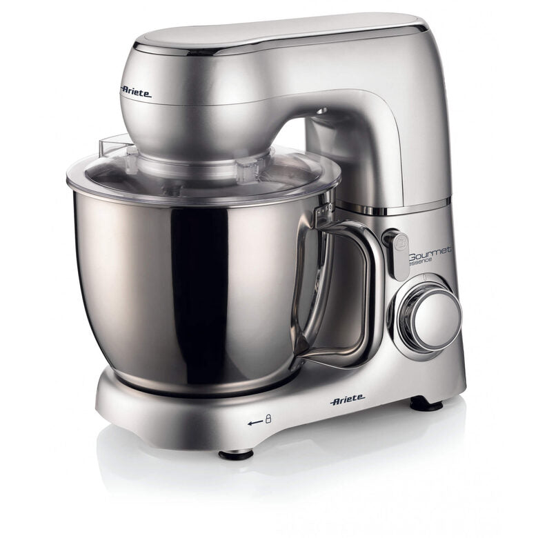 Ariete 1583 Gourmet Essence, Impastatrice Planetaria, Impasta, Monta e Amalgama, 1300W, Capacità 5,2L, 2 fruste e 1 gancio, 10 velocità + Pulse