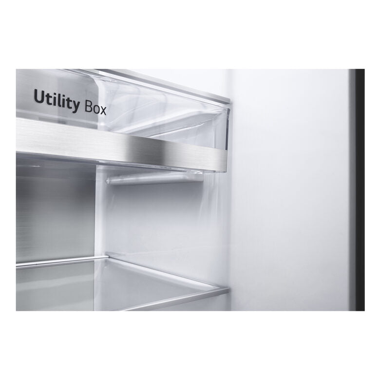 LG GSLV91MBAC Frigorifero Side-by-Side, Classe C, 635L, Wi-Fi, No allaccio, UVnano, Acciaio