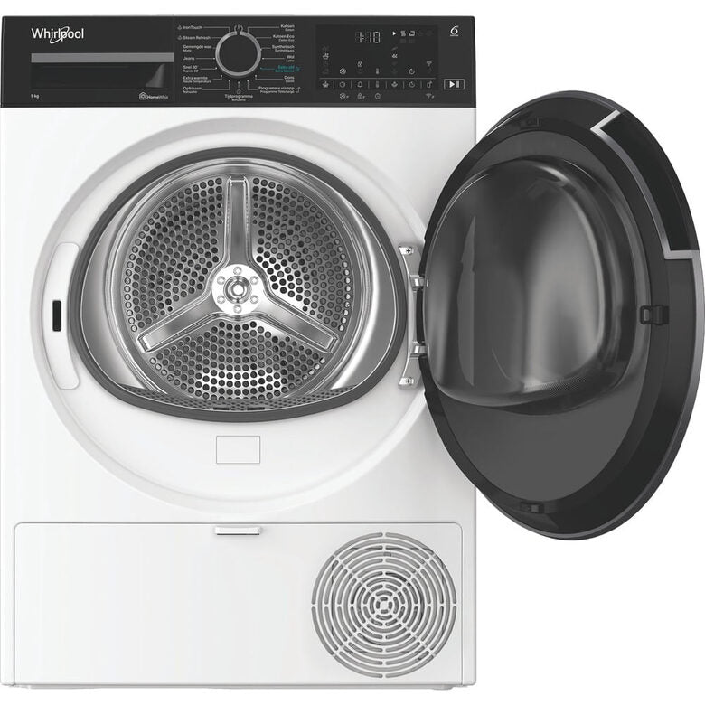 Whirlpool C WD 96M GBS IT, Capacità 9kg, classe A, colore Manhattan Grey, Display digitale XL, Wi-Fi, IronTouch