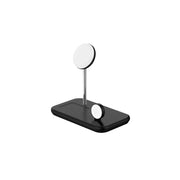 TUNIT TTMGSF31 Caricabatterie per dispositivi mobili Auricolare, Smartphone, Orologio intelligente Nero, Argento AC Carica wireless Interno