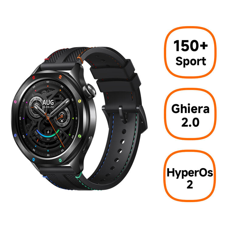 Xiaomi Smart Watch S4 rainbow 3,63 cm (1.43") AMOLEDDigitale 466 x 466 Pixel Touch screen Nero, Multi