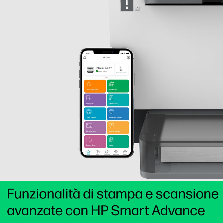 HP LaserJet Stampante multifunzione Tank 1604w