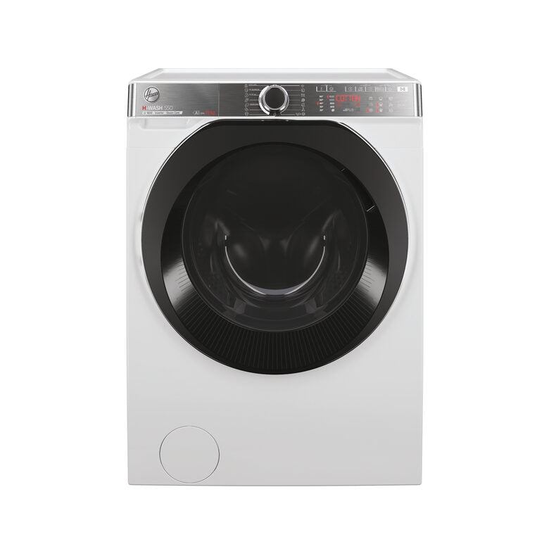 Hoover H5WPB610AMBC8-S H-WASH 550 Lavatrice A Libera Installazione 10 Kg, 1600 Giri, Power Care System, Auto Care, Steam Care Pro, Classe A, Bianco