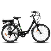 EMG Sea-TY 26CST01 Bicicletta Elettrica E-bike 26'' Batteria 36V 12.8ah 250W max 110kg Nero