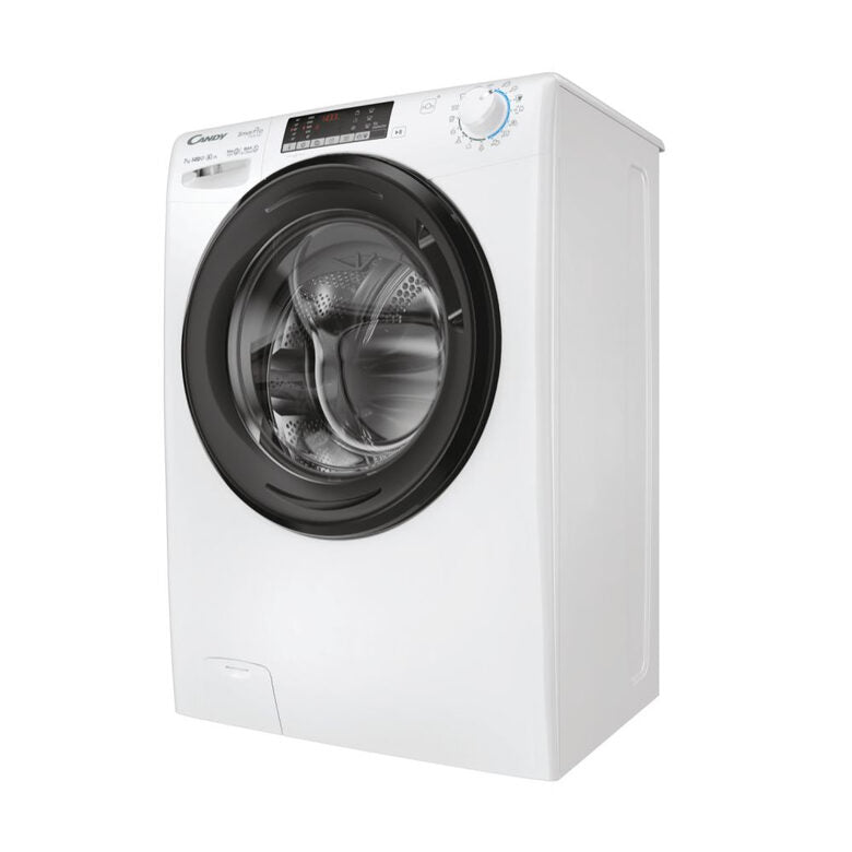 Candy CSO4474TWMB6/1-S Lavatrice A Libera Installazione 7 Kg, 1400 Giri, Smart Pro Inverter, Snap&Wash, Quick&Clean, Classe A, Bianco