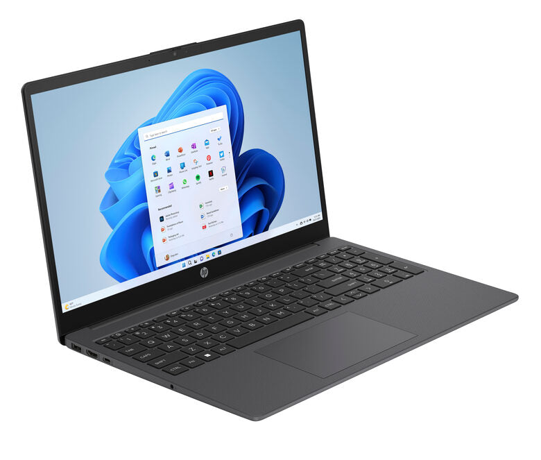 HP 15-fc0027nl AMD Ryzen™ 3 7320U Computer portatile 39,6 cm (15.6") Full HD 8 GB LPDDR5-SDRAM 256 GB SSD Wi-Fi 6 (802.11ax) Windows 11 Home in S mode Grigio