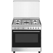Smeg Concert CX91GMBL Cucina freestanding Gas Stainless steel A