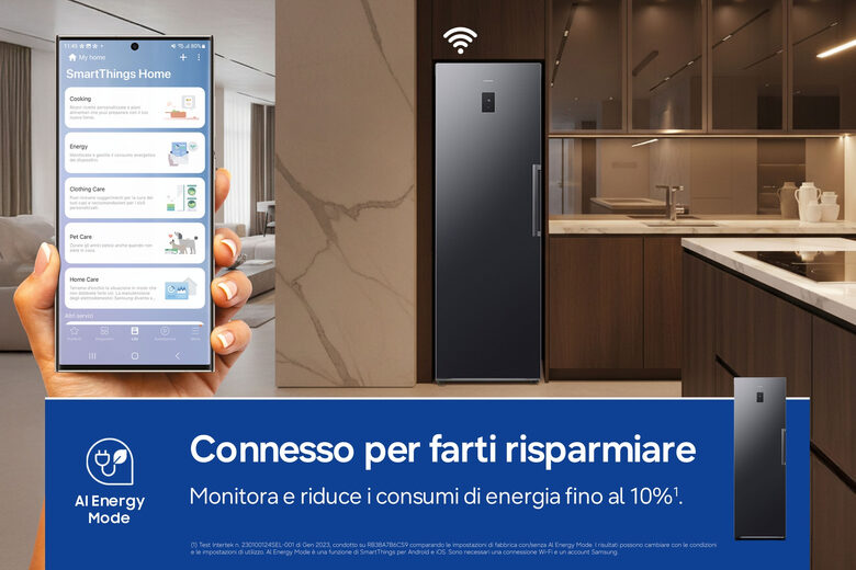 Samsung Freezer Monoporta Bespoke AI 323L RZ70H32HDFEF