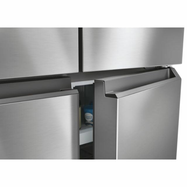 Haier HCR3818ENMM Cube 83 Serie 3 Frigorifero Side By Side Libera Installazione 467 L E Platino Stainless steel