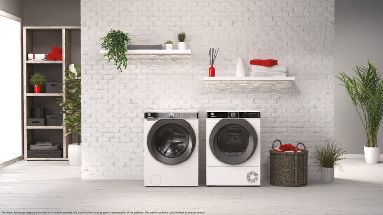 Hoover H-WASH 500 HWP4 47AMBC7/1-S lavatrice Caricamento frontale 7 kg 1400 Giri/min Bianco