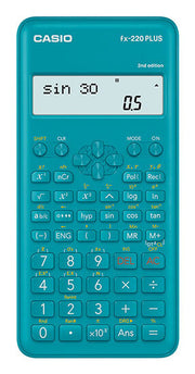 Casio FX-220 PLUS-2 calcolatrice scientifica, 181 funzioni, display a 2 linee e alimentazione a batteria