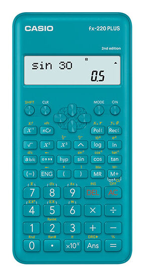 Casio FX-220 PLUS-2 calcolatrice scientifica, 181 funzioni, display a 2 linee e alimentazione a batteria