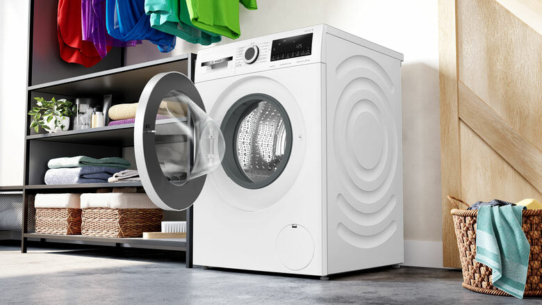 Bosch WNA144V0IT Serie 4 Lavasciuga A Libera Installazione 9/5 Kg, 1400 Giri, AutoDry, Iron Assist, Ecosilence Drive™, Classe E, Bianco