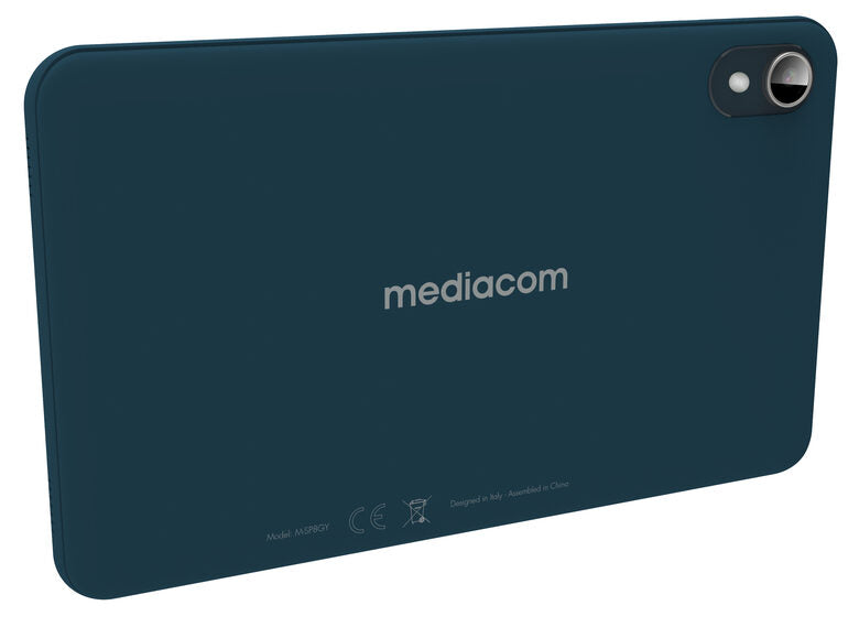 Mediacom M-SP8GY tablet Cortex 32 GB 20,3 cm (8") 3 GB Wi-Fi 6 (802.11ax) Android 14 Nero, Blu