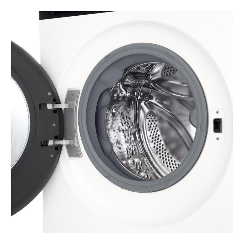 LG F4NX5009THB Lavatrice Slim A Libera Installazione 9 Kg, AI Intelligente, 1400 Giri, Classe A-40%, Ivory White/nero