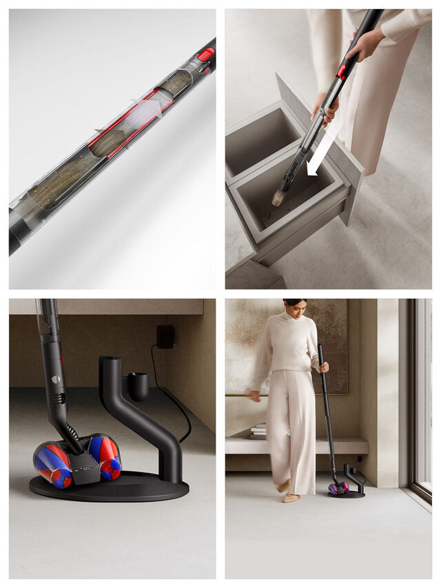 Dyson PencilVac Fluffycones Aspirapolvere elettrica Batteria Secco Senza sacchetto 0,8 L Nero, Grigio