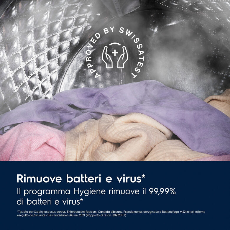 Electrolux EW6FZ28 Serie 600 Lavatrice A Libera Installazione 8 Kg, 1400 Giri, Sensicare, Fullwash, Hygiene, Classe A, Bianco