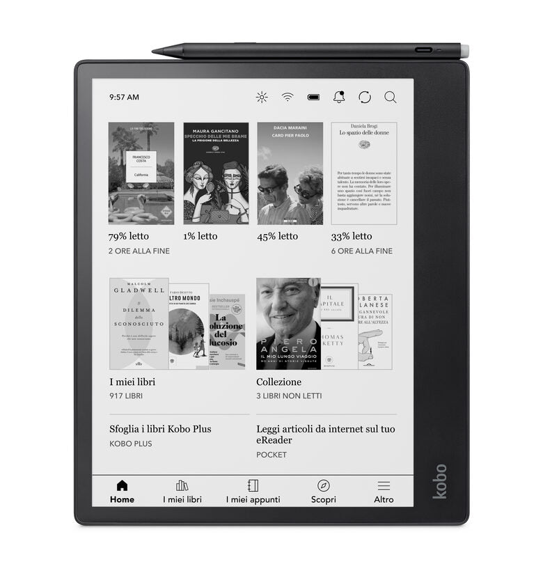 Rakuten Kobo Elipsa 2E lettore e-book reader Touch screen 32 GB Wi-Fi Nero