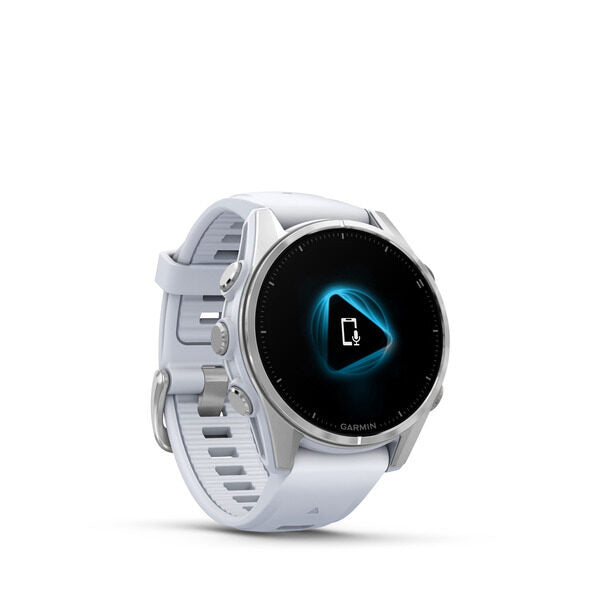 Garmin Fenix 8 3,3 cm (1.3") AMOLED 43 mm Digitale 416 x 416 Pixel Touch screen Argento Wi-Fi GPS (satellitare)
