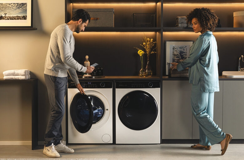 Haier HW90-B14959NEUIT I-pro Series 5 Lavatrice A Libera Installazione 9 Kg, 1400 Giri, Classe A, Bianco, Direct Motion, Refresh, Wi-fi
