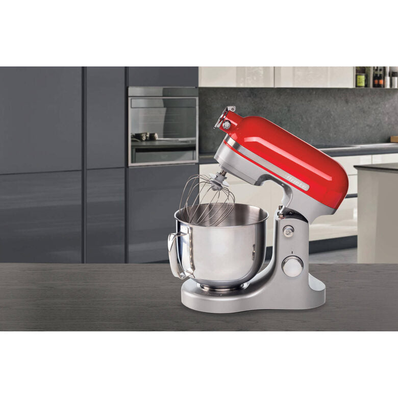 Ariete 1589 Planetaria Moderna, 1600 Watt, 11 velocità, 5,5 Litri, 3 accessori per impastare, amalgamare e montare. Rosso