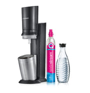 SodaStream Crystal 3.0 Metallo, Acciaio inox Nero