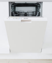 Indesit Lavastoviglie BI 45 cm classe E, 10 coperti, Push&Go, 46 dba
