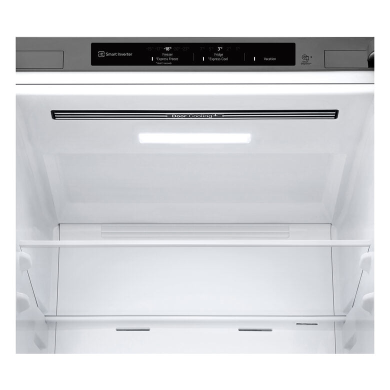LG GBV22NCBPY Frigorifero Combinato A Libera Installazione, Total No Frost, Door Cooling, Fresh Converter, Smart Diagnosis, Classe B, Prime Silver